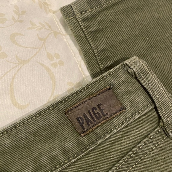 Paige Edgemont Skinny Jeans in Fatigue Green (Size 28) - Picture 7 of 8